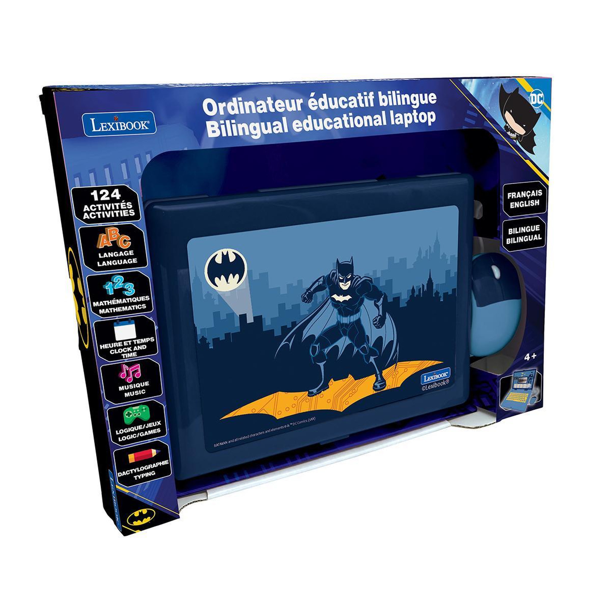 Voir la diapositive 5 : Lexibook Ordinateur portable éducatif bilingue Batman (FR/EN)