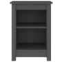 Voir la diapositive 4 : VIDAXL Tables de chevet 2 pcs Gris 40x35x55 cm Bois de pin solide