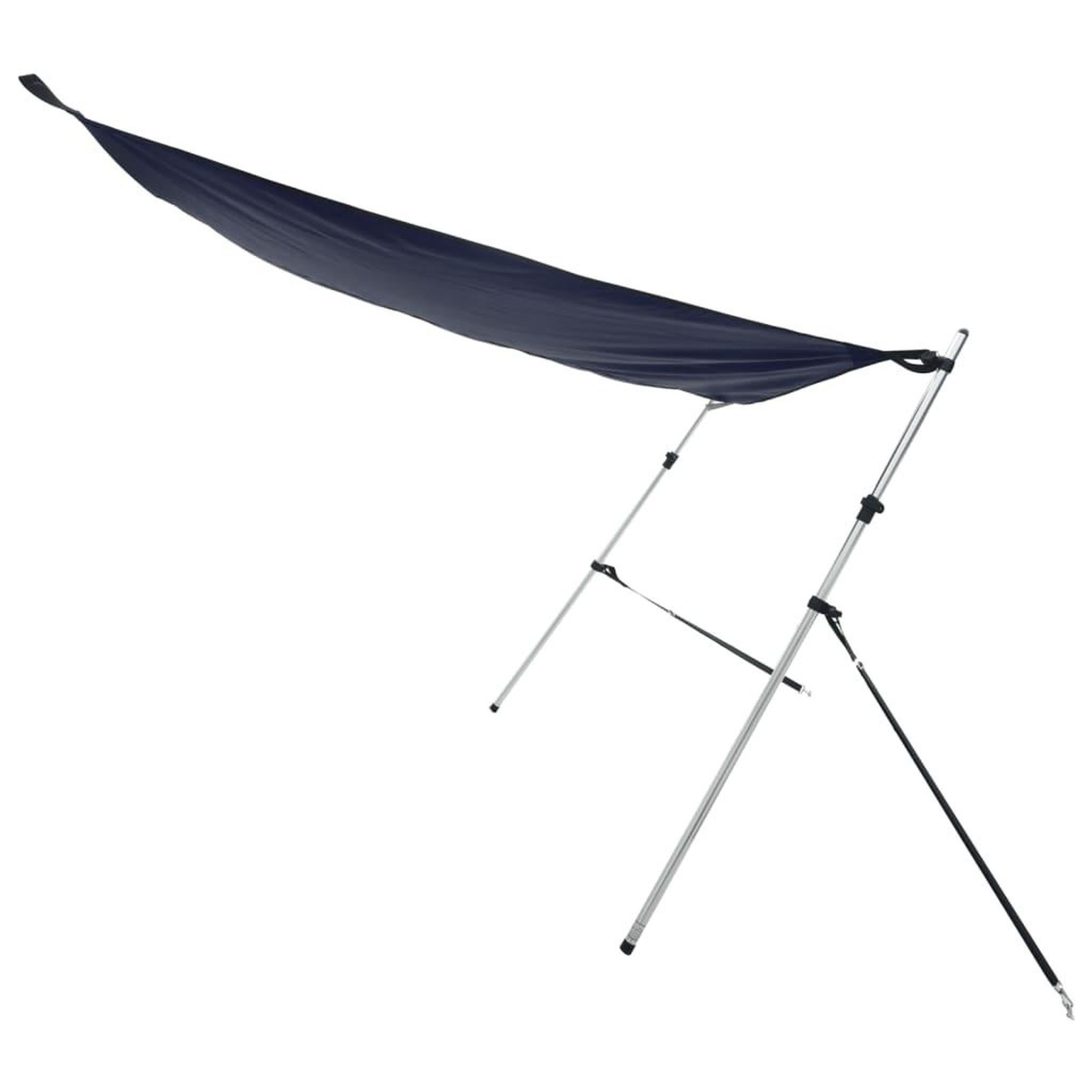 Voir la diapositive 5 : VIDAXL Kit d'extension d'ombrage T-Top bleu 170x170x(113-182,5) cm