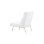 Voir la diapositive 5 : Paris Prix Fauteuil en Tissu Bouclette  Bloom  95cm Blanc