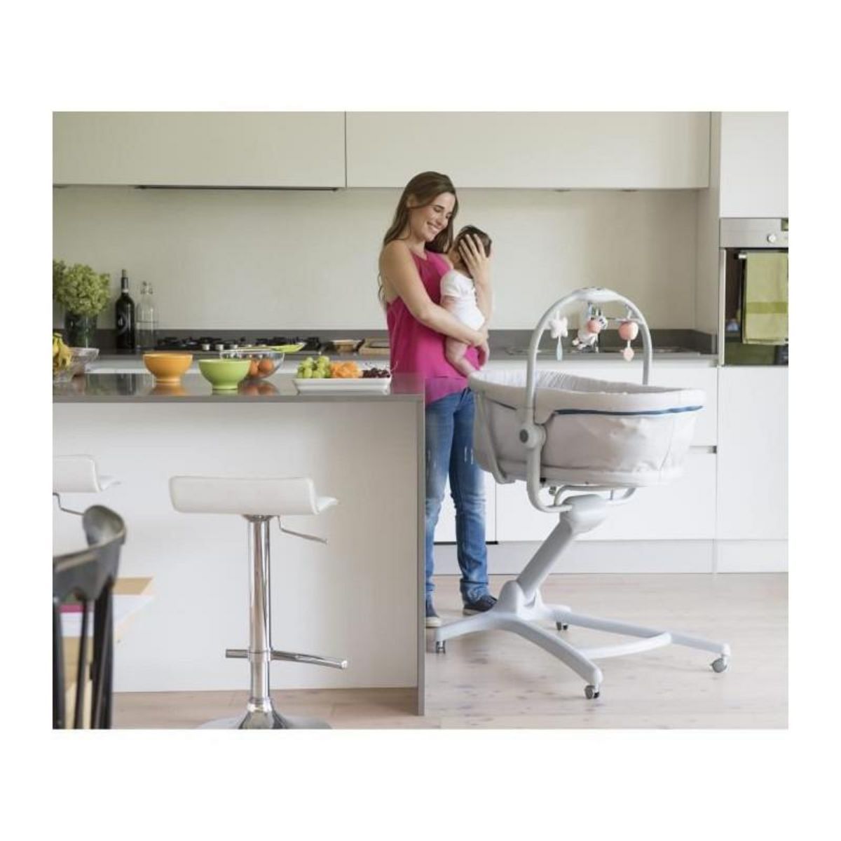 CHICCO Hamac pour Bébé Chicco BabyHug 4in1 Gris