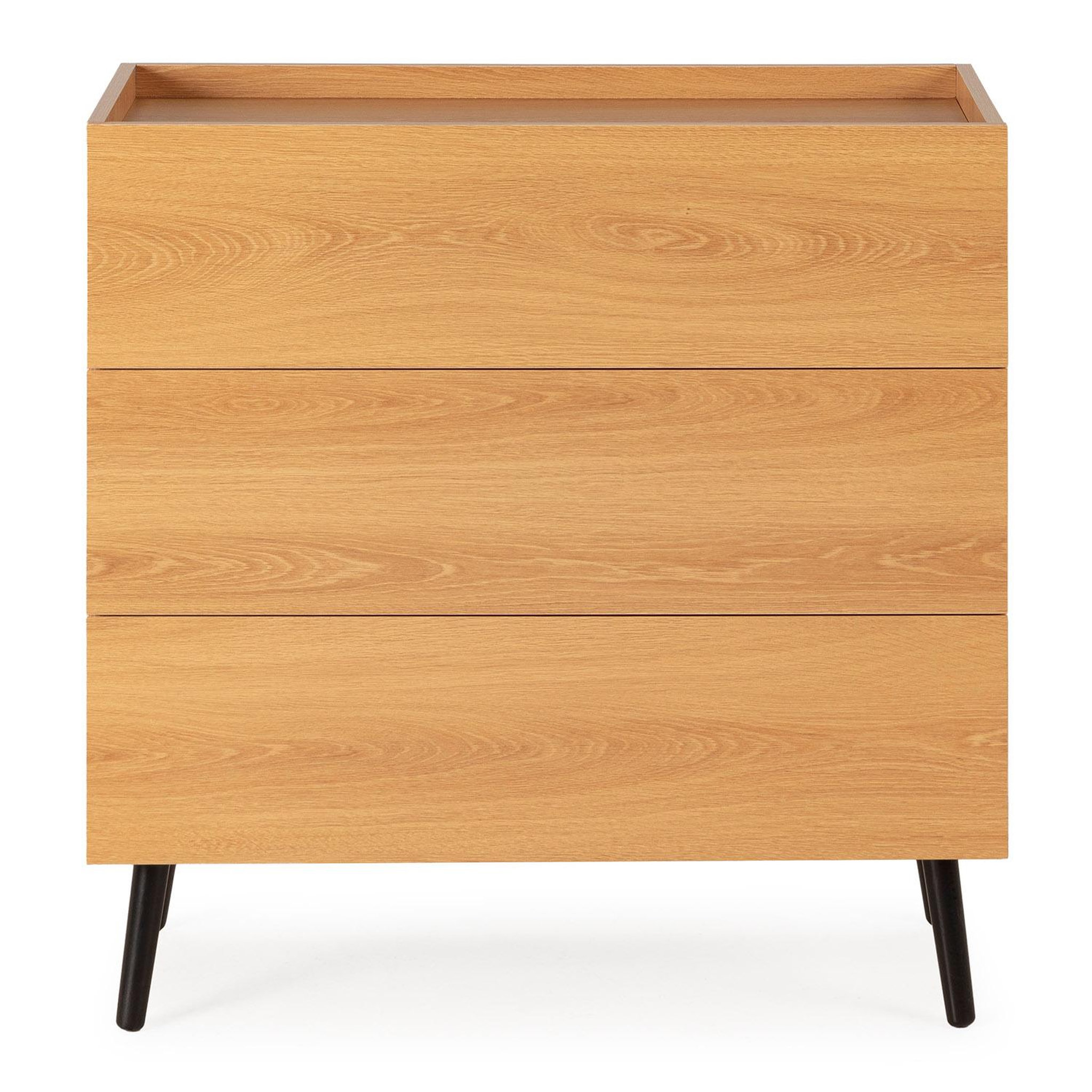 Voir la diapositive 4 : VS VENTA-STOCK Commode Siren 3 tiroirs couleur Chêne