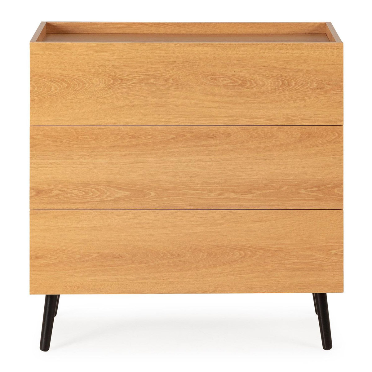 VS VENTA-STOCK Commode Siren 3 tiroirs couleur Chêne