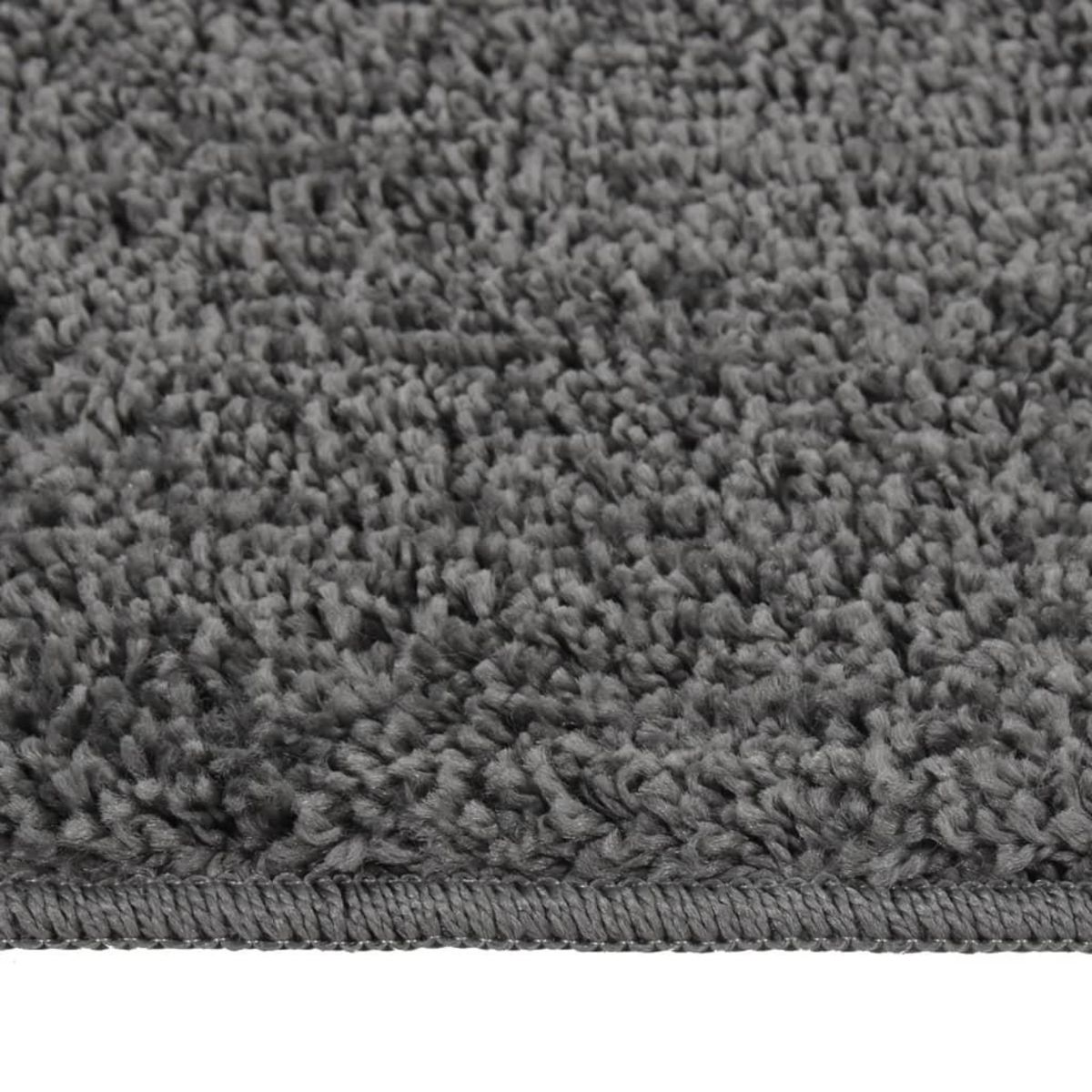 VIDAXL Tapis shaggy antiderapant Gris 120x170 cm