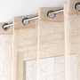 Voir la diapositive 3 : Paris Prix Rideau Voilage à Œillets  Louxor  140x280cm Beige