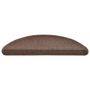 Voir la diapositive 3 : VIDAXL Tapis d'escalier 20 pcs marron cafe 56x17x3 cm