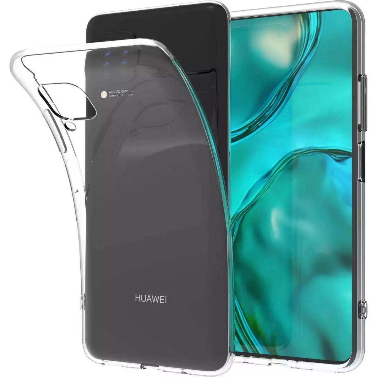 ESSENTIEL B Coque Huawei P40 Lite Souple transparent
