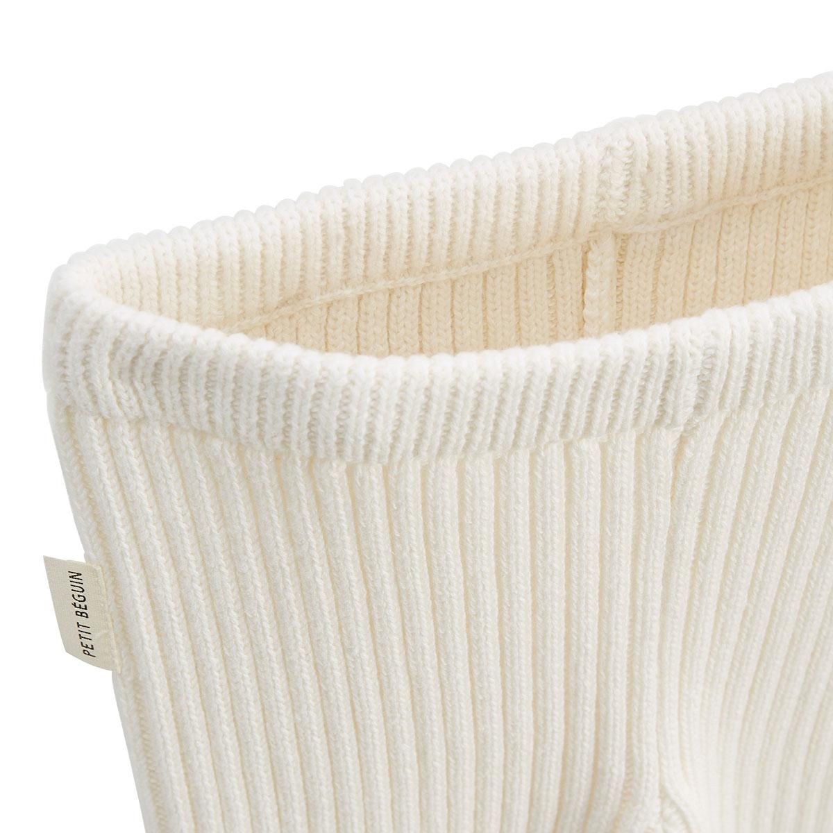 Petit Béguin Ensemble bébé pull et legging en tricot Swan