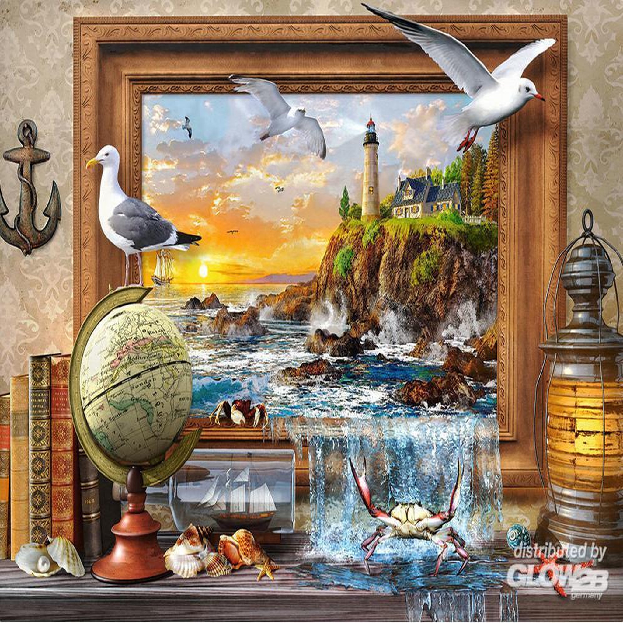 Voir la diapositive 4 : Castorland Puzzle 1000 pièces : Marine à la vie