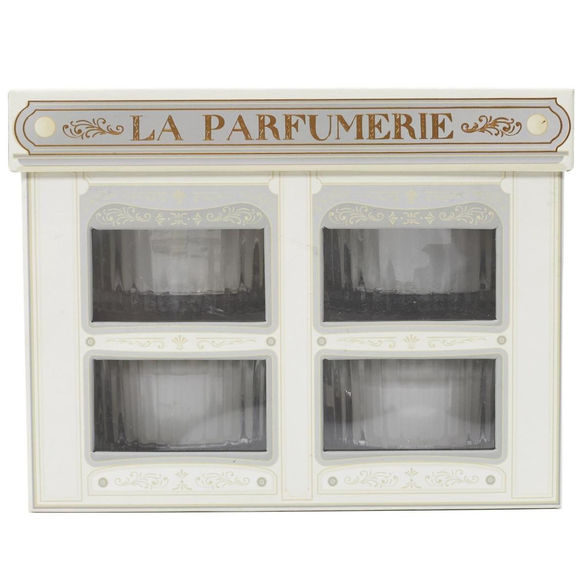 The Home Deco Factory Coffret 4 bougies parfumées  parfumerie  35g blanc