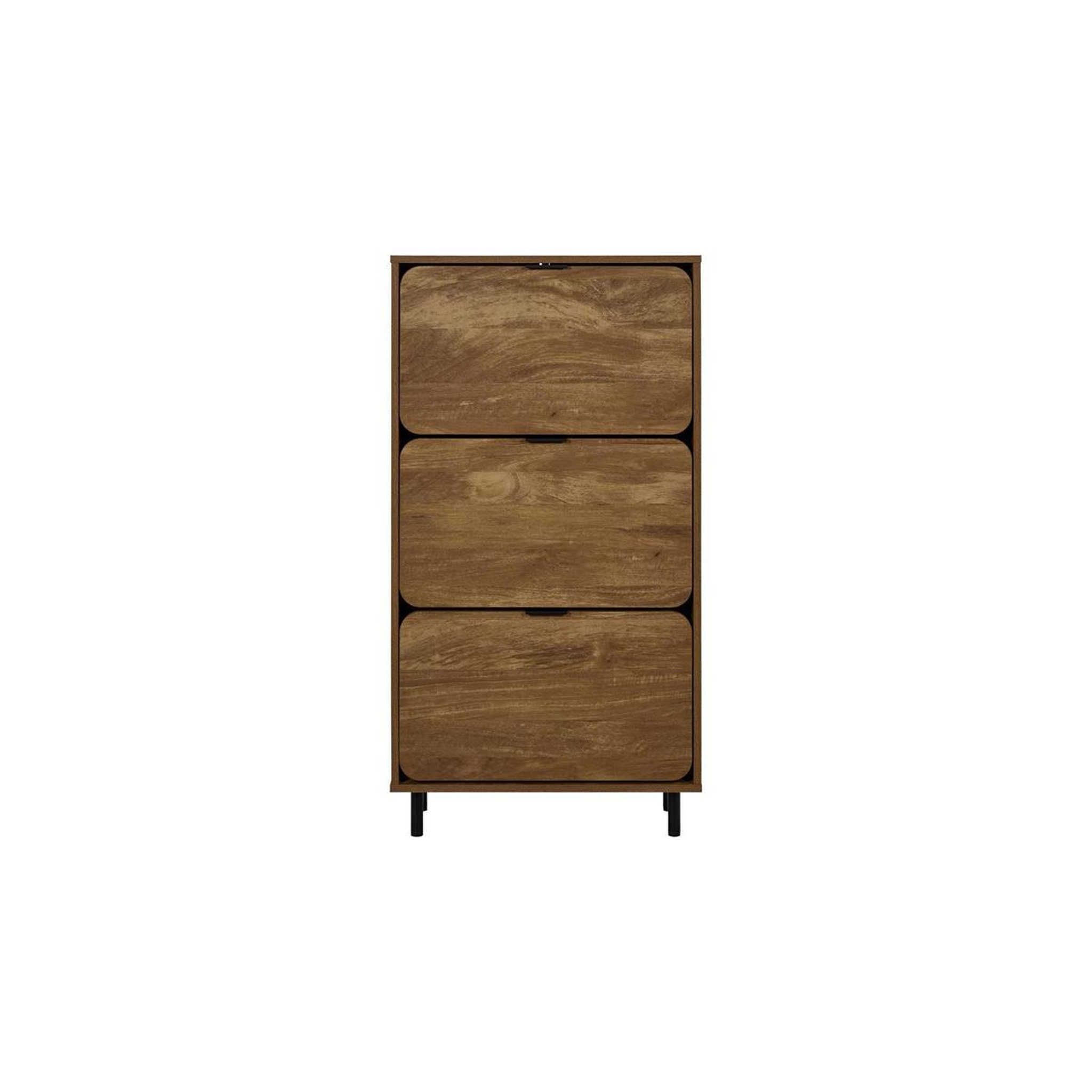 Voir la diapositive 2 : The Home Deco Factory Meuble à chaussures 3 tiroirs  heritage  113cm marron