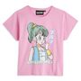 Voir la diapositive 1 : INEXTENSO T-shirt manches courtes rose fille DRAGON BALL Z
