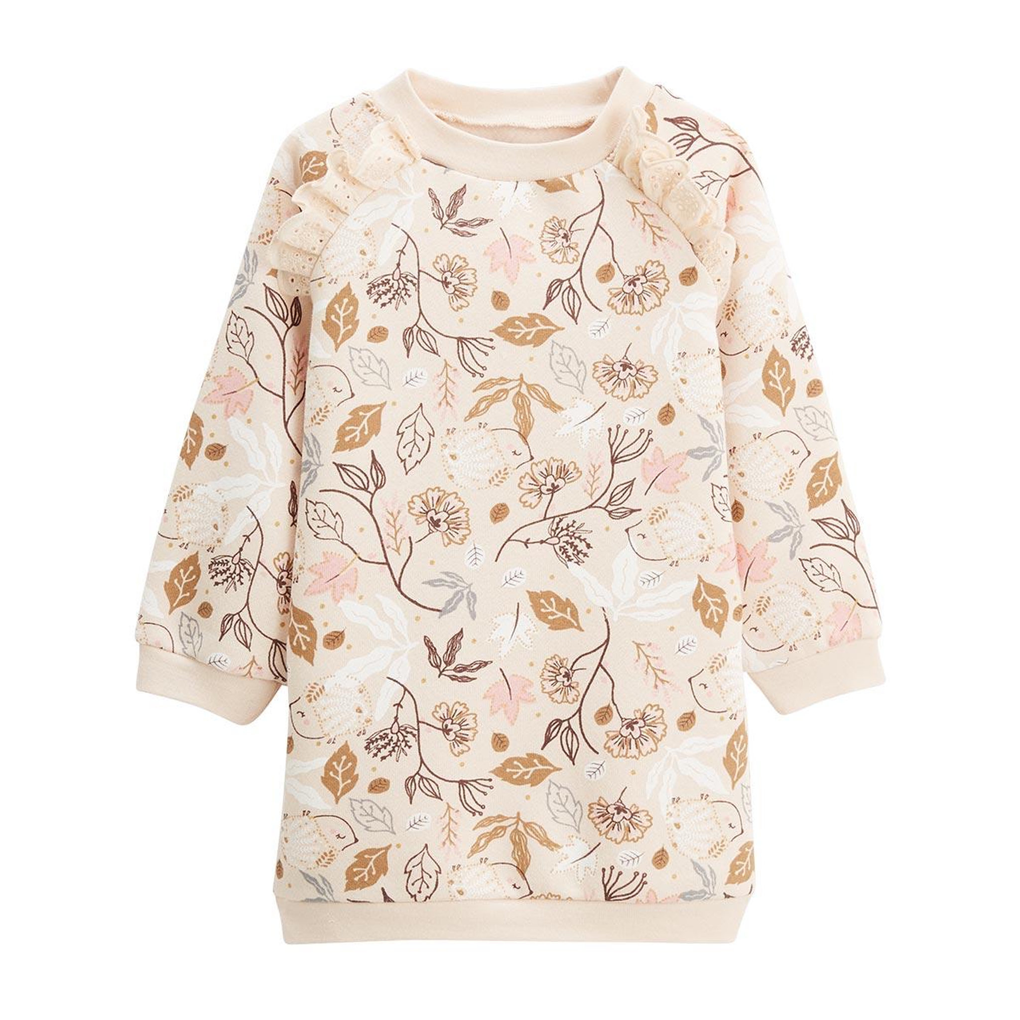 Voir la diapositive 1 : Petit Béguin Robe enfant en molleton chincha