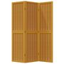 Voir la diapositive 4 : VIDAXL Cloison de separation 3 panneaux marron bois paulownia massif