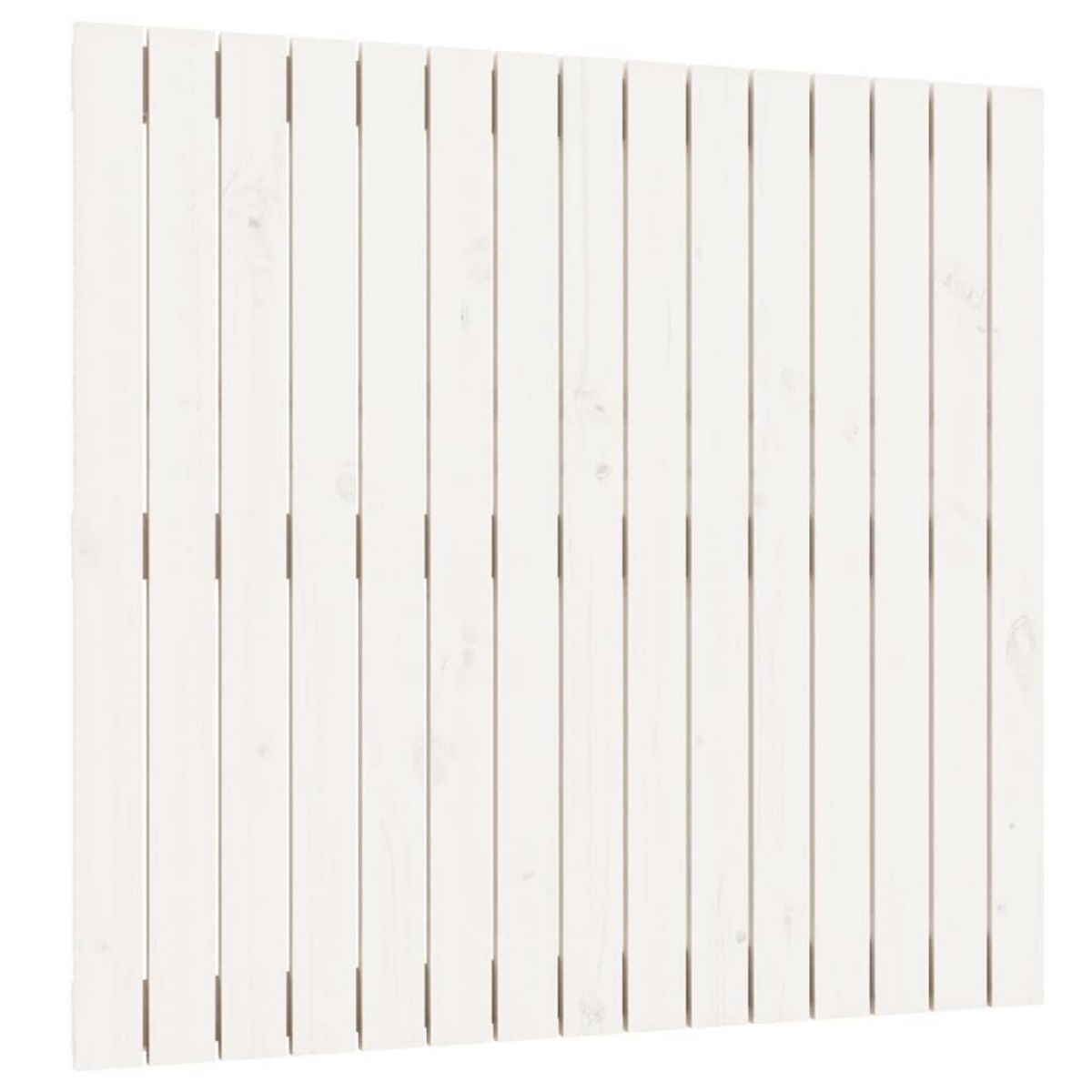 VIDAXL Tete de lit murale Blanc 95,5x3x90 cm Bois massif de pin