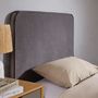 Voir la diapositive 5 : IDIMEX Tête de lit LUNAR 90 avec fixation murale, en tissu