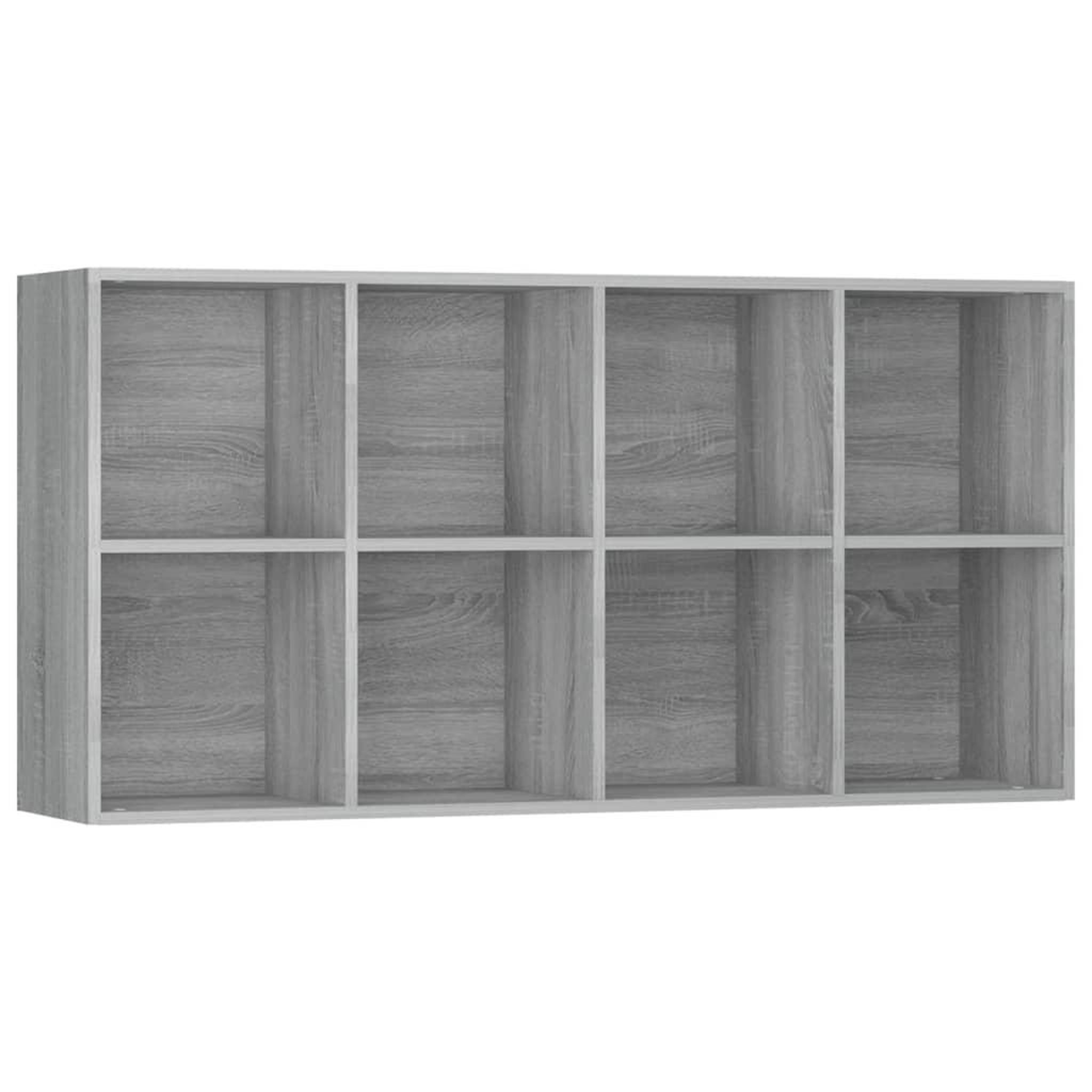Voir la diapositive 5 : VIDAXL Bibliotheque/Buffet Sonoma gris 66x30x130 cm Bois d'ingenierie