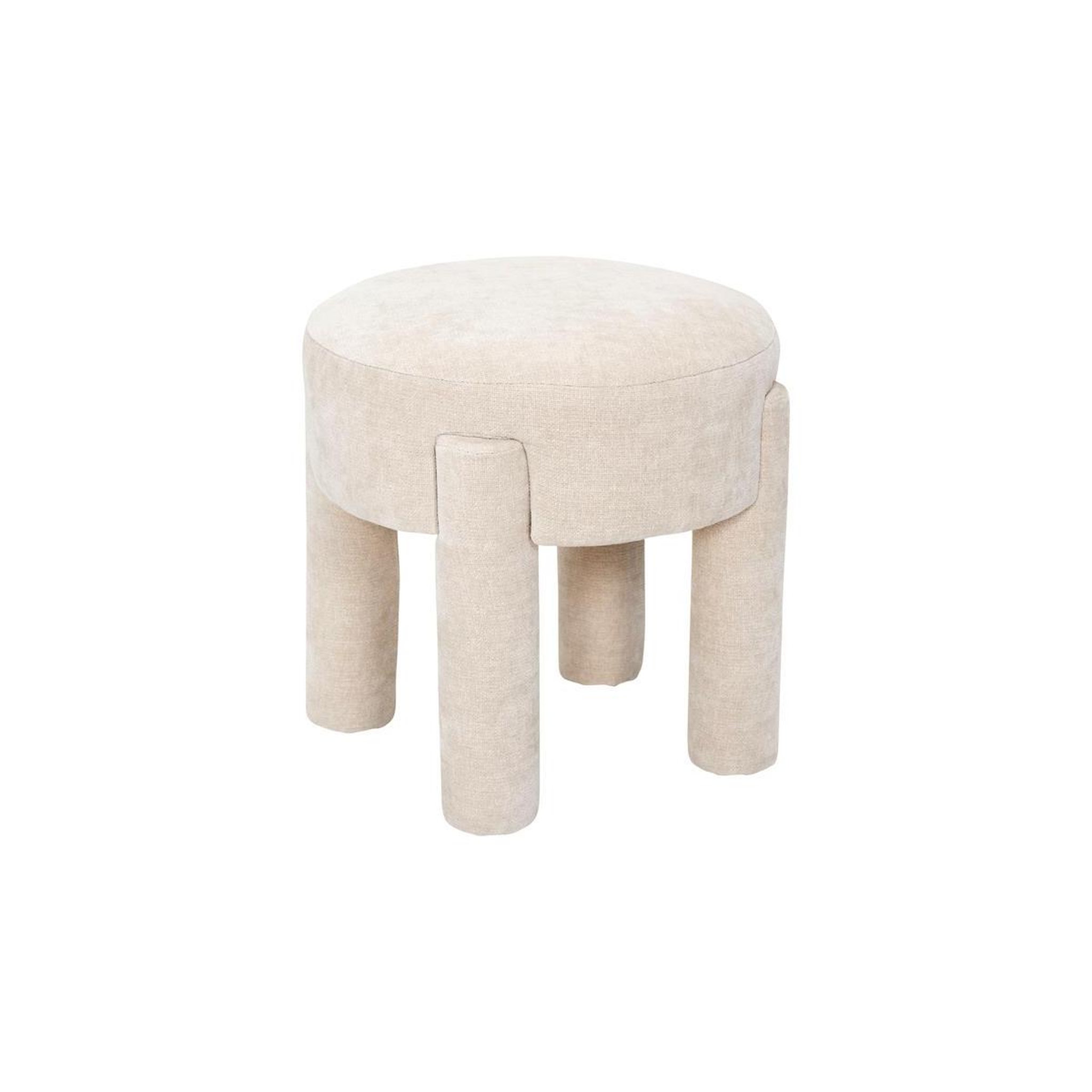 The Home Deco Factory Tabouret design  emilia  40cm beige