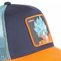 Voir la diapositive 3 : CAPSLAB Casquette trucker avec filet Dragon Ball Super Black Goku