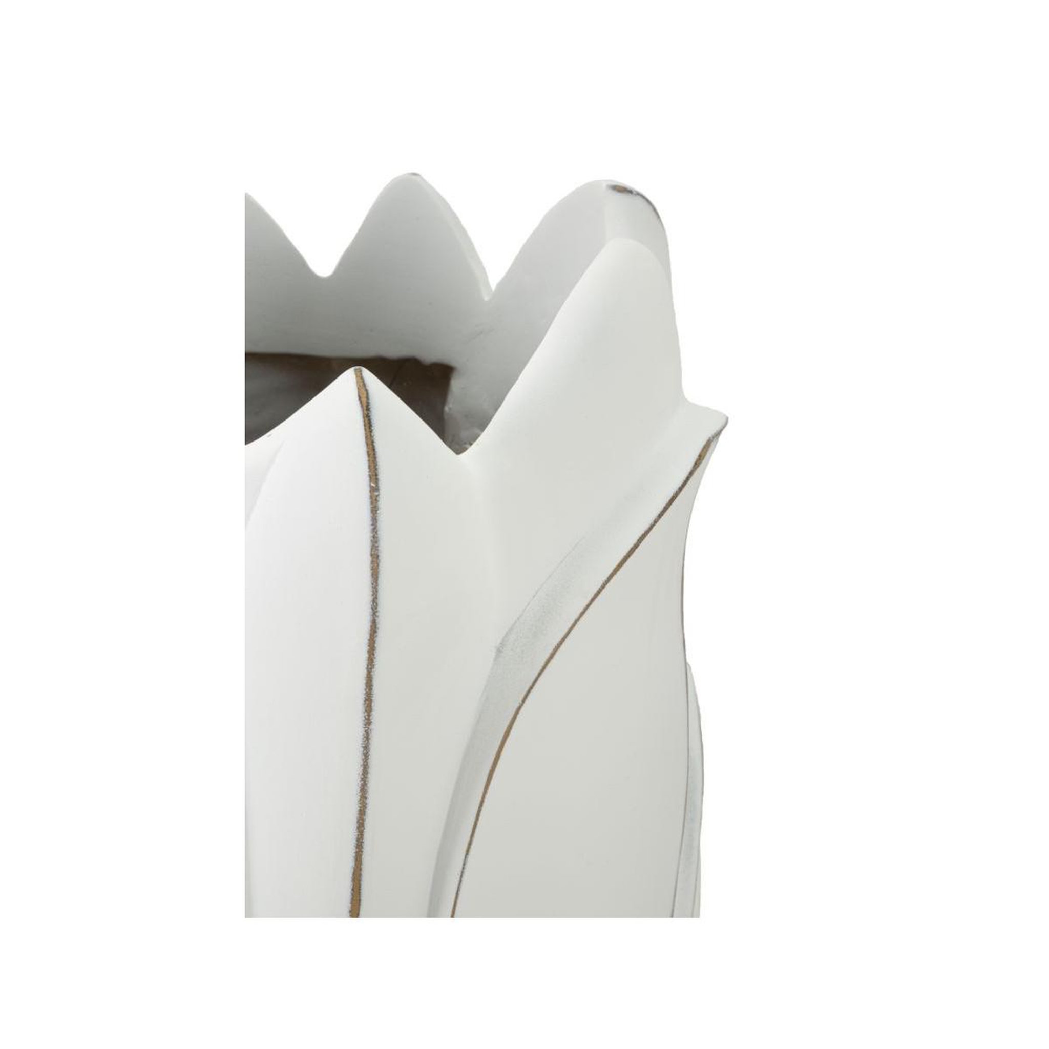 Voir la diapositive 3 : Paris Prix Vase déco en résine  gardy  69cm blanc
