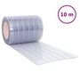 Voir la diapositive 2 : VIDAXL Rideau de porte transparent 300 mmx2,6 mm 10 m PVC