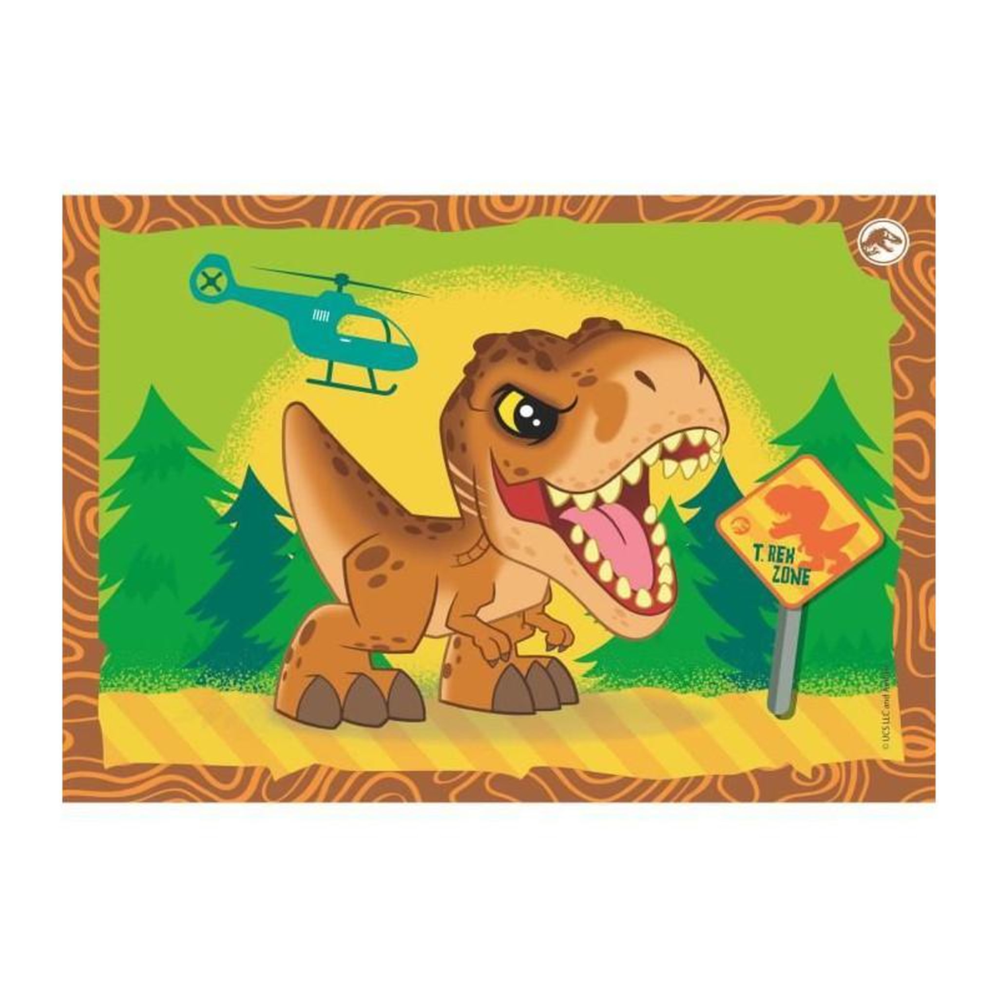 Voir la diapositive 4 : CLEMENTONI Puzzle enfant 4 en 1 – Jurassic World – Clementoni