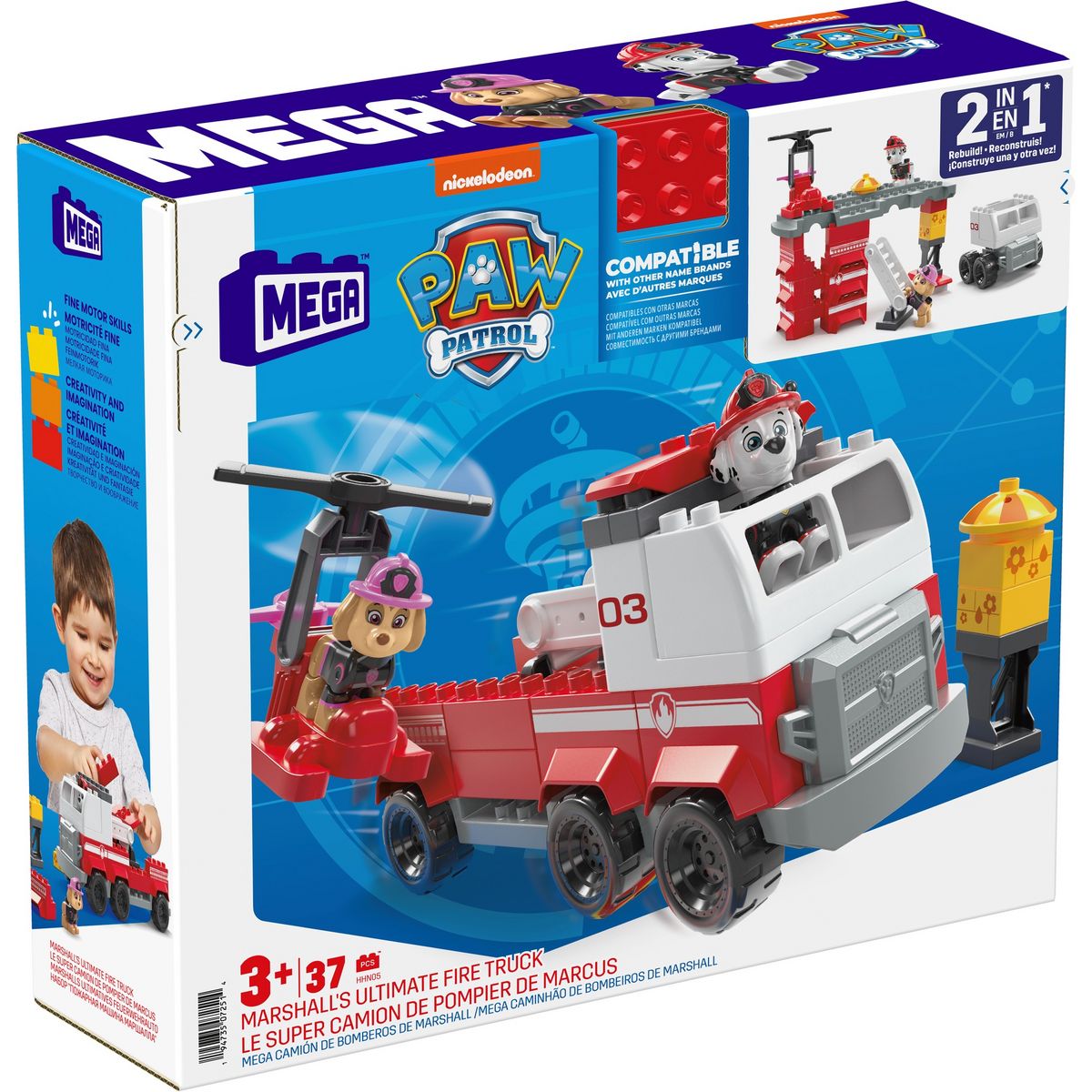 MEGA Super camion de pompier de Marcus La Pat' Patrouille Mega Bloks