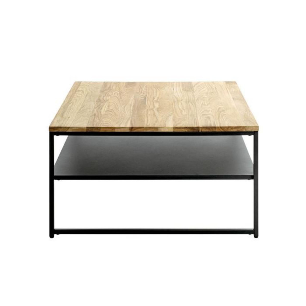 Paris Prix Table Basse Design  Pika  70cm Chêne & Noir