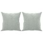 Voir la diapositive 5 : VIDAXL Canape 3 places avec oreillers gris clair 180 cm velours