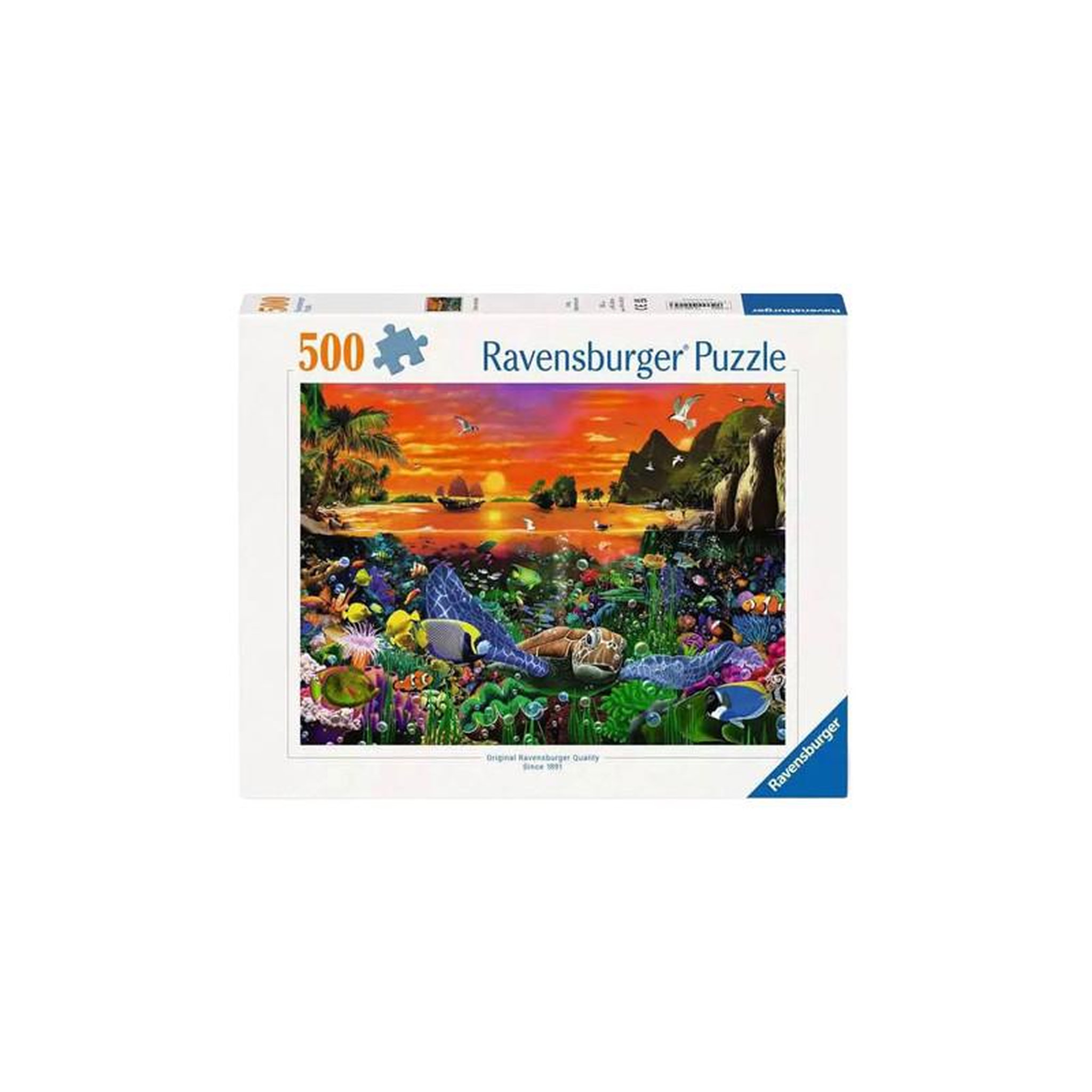 RAVENSBURGER Ravensburger - Jigsaw Puzzle Turtle In The Reef, 500pcs. 120002253