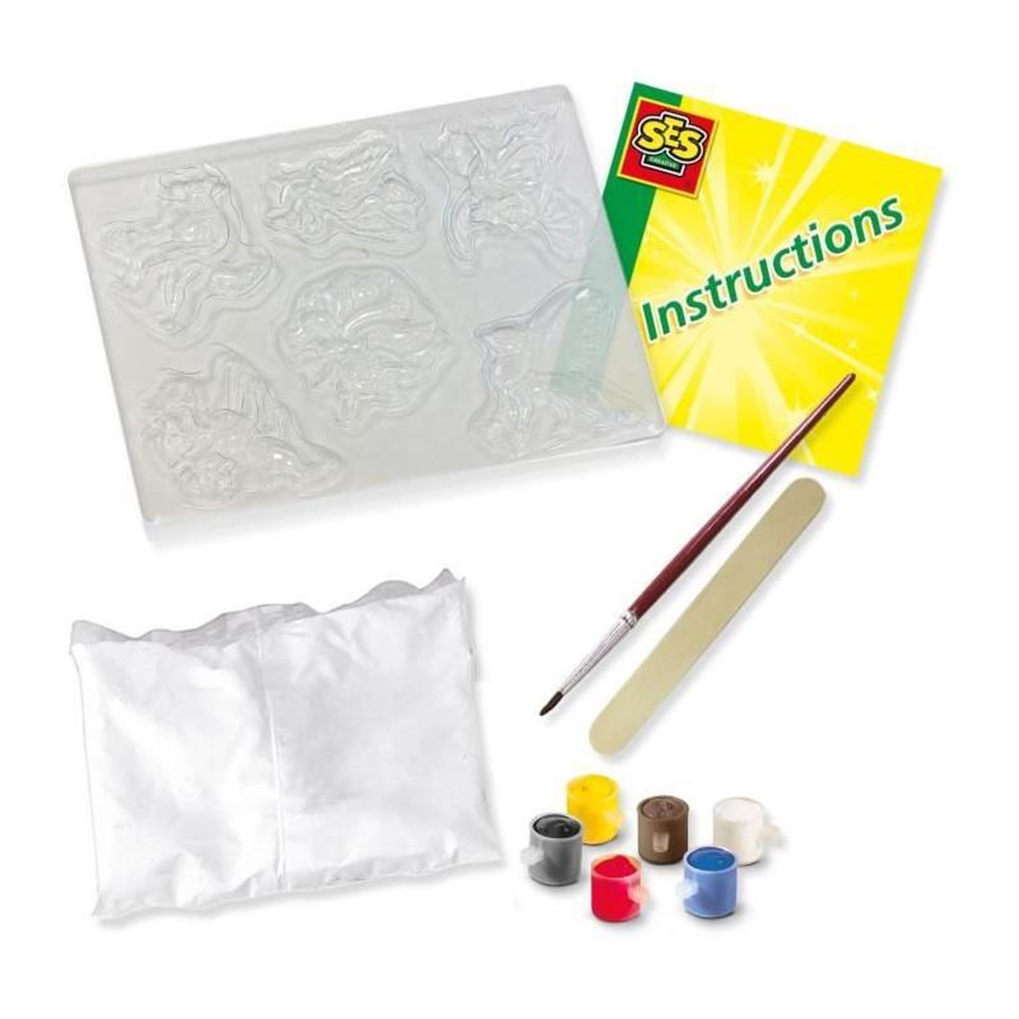Voir la diapositive 5 : SES Creative Moulage et peinture - Créatures mythiques - Loisirs créatifs - SES CREATIVE - Mouler et peindre des figures mythiques.