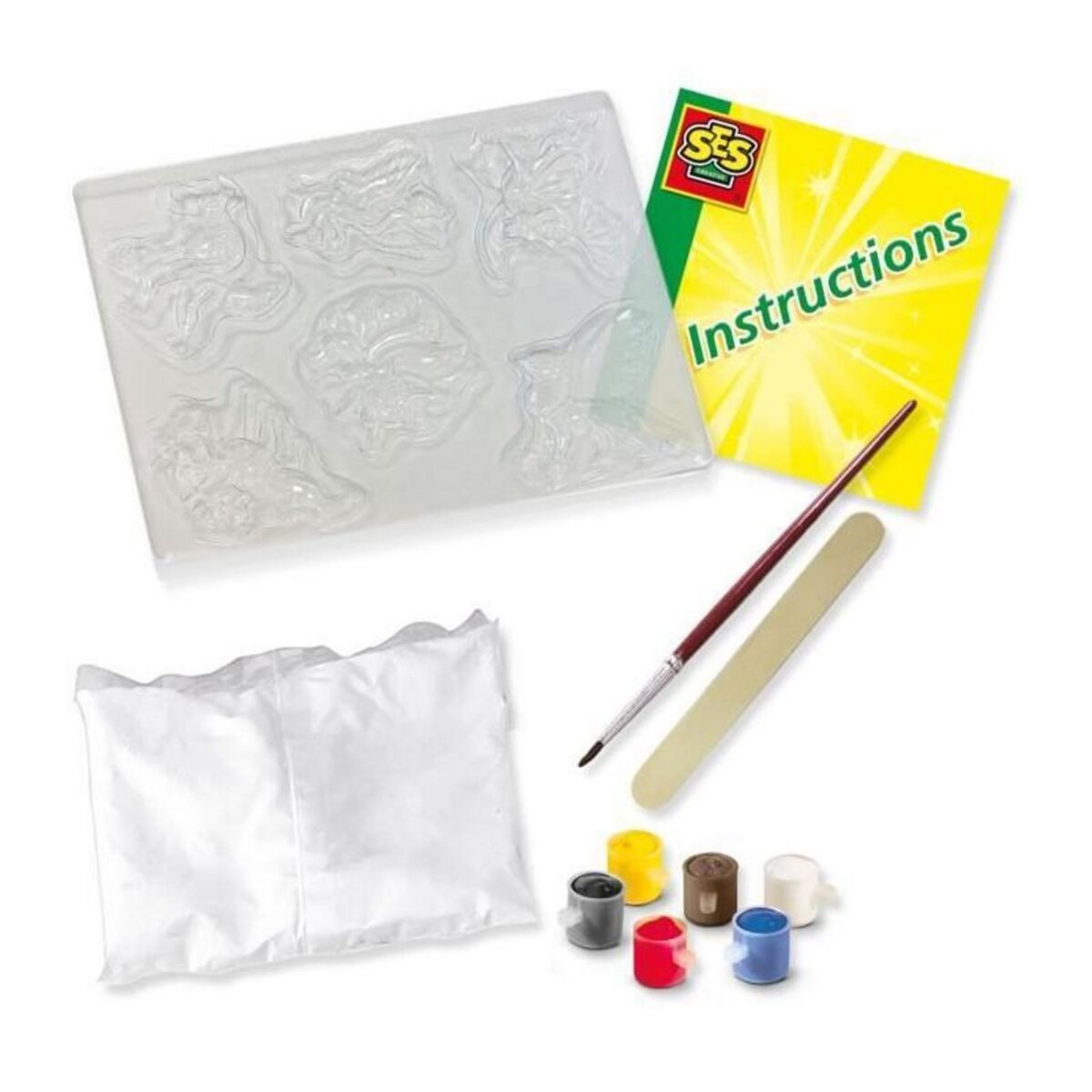SES Creative Moulage et peinture - Créatures mythiques - Loisirs créatifs - SES CREATIVE - Mouler et peindre des figures mythiques.