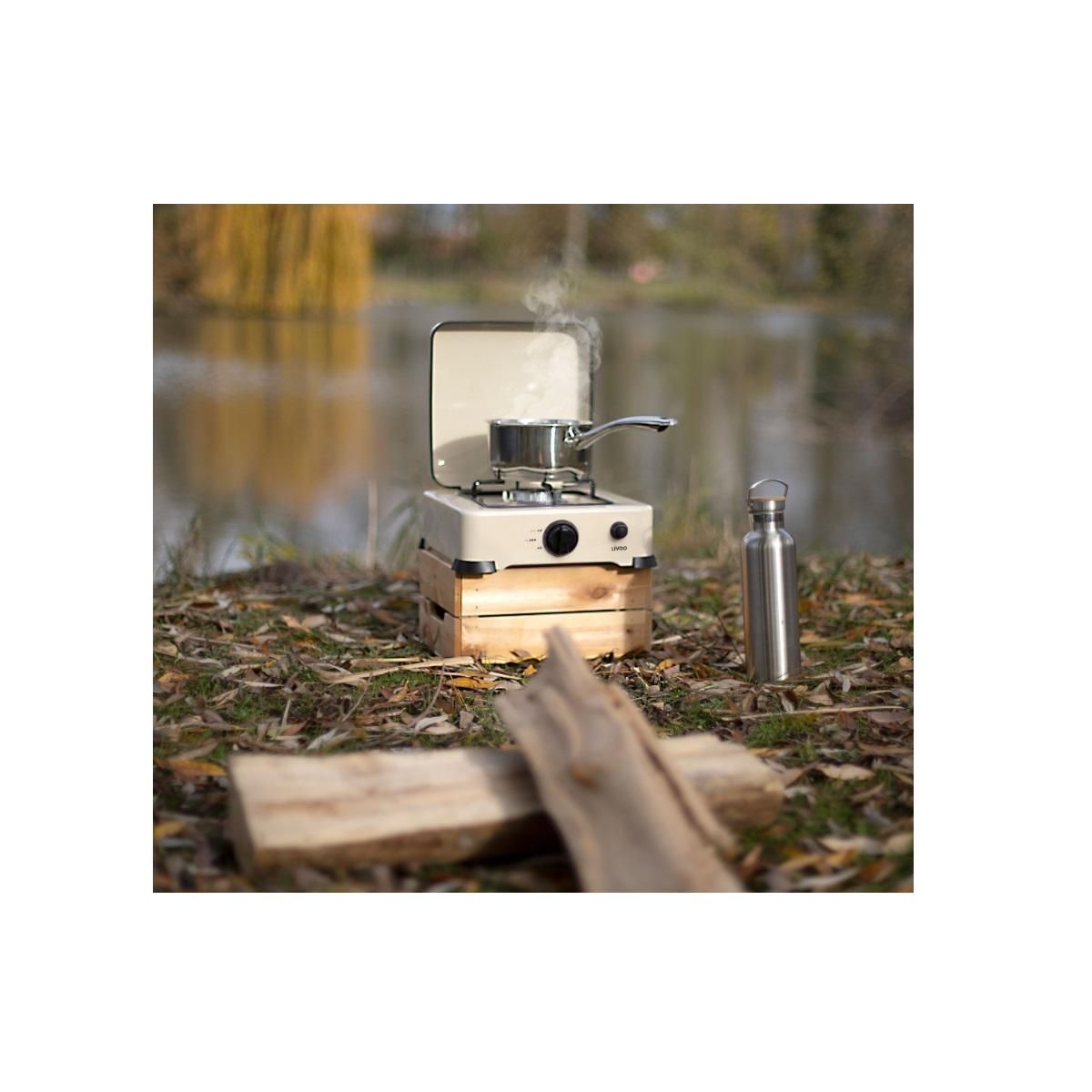 LIVOO Réchaud à gaz 1 feu 2,2kw - DOC303