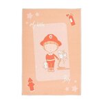 Paris Prix Tapis Enfant Imprimé  Bambini  Orange. Coloris disponibles : Orange