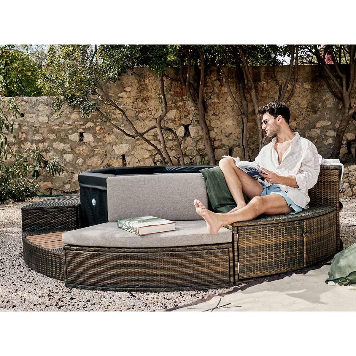 Netspa Mobilier 5 modules pour spa portable semi-rigide Octopus - Netspa