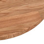 Voir la diapositive 3 : VIDAXL Dessus de table rond Marron clair Ø40x1,5 cm Bois chene traite
