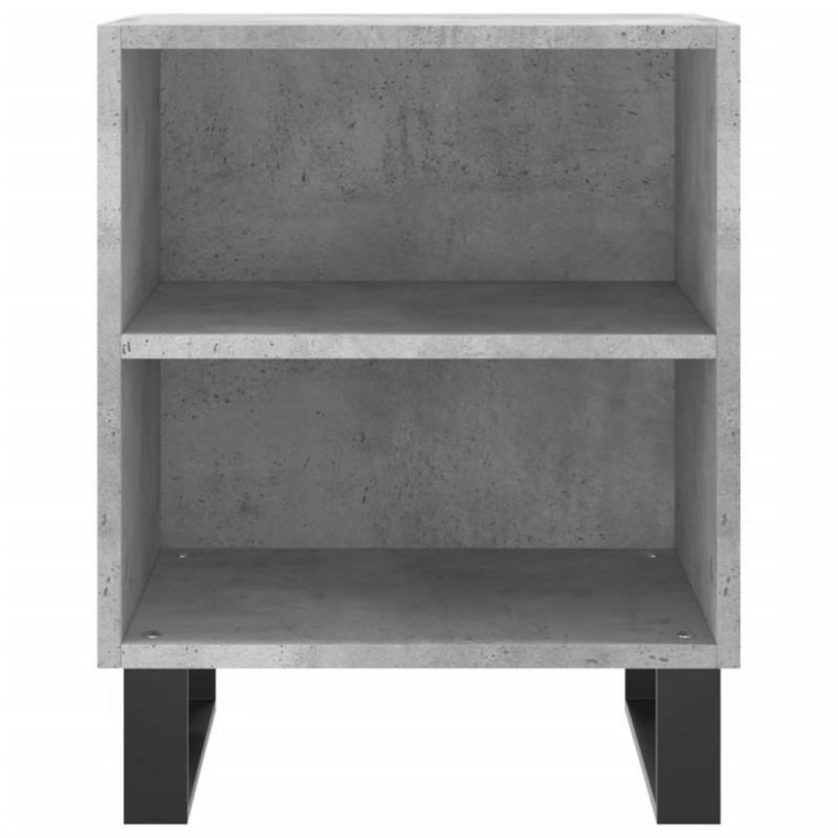 VIDAXL Tables de chevet 2 pcs gris béton 40x30x50 cm bois d ingénierie