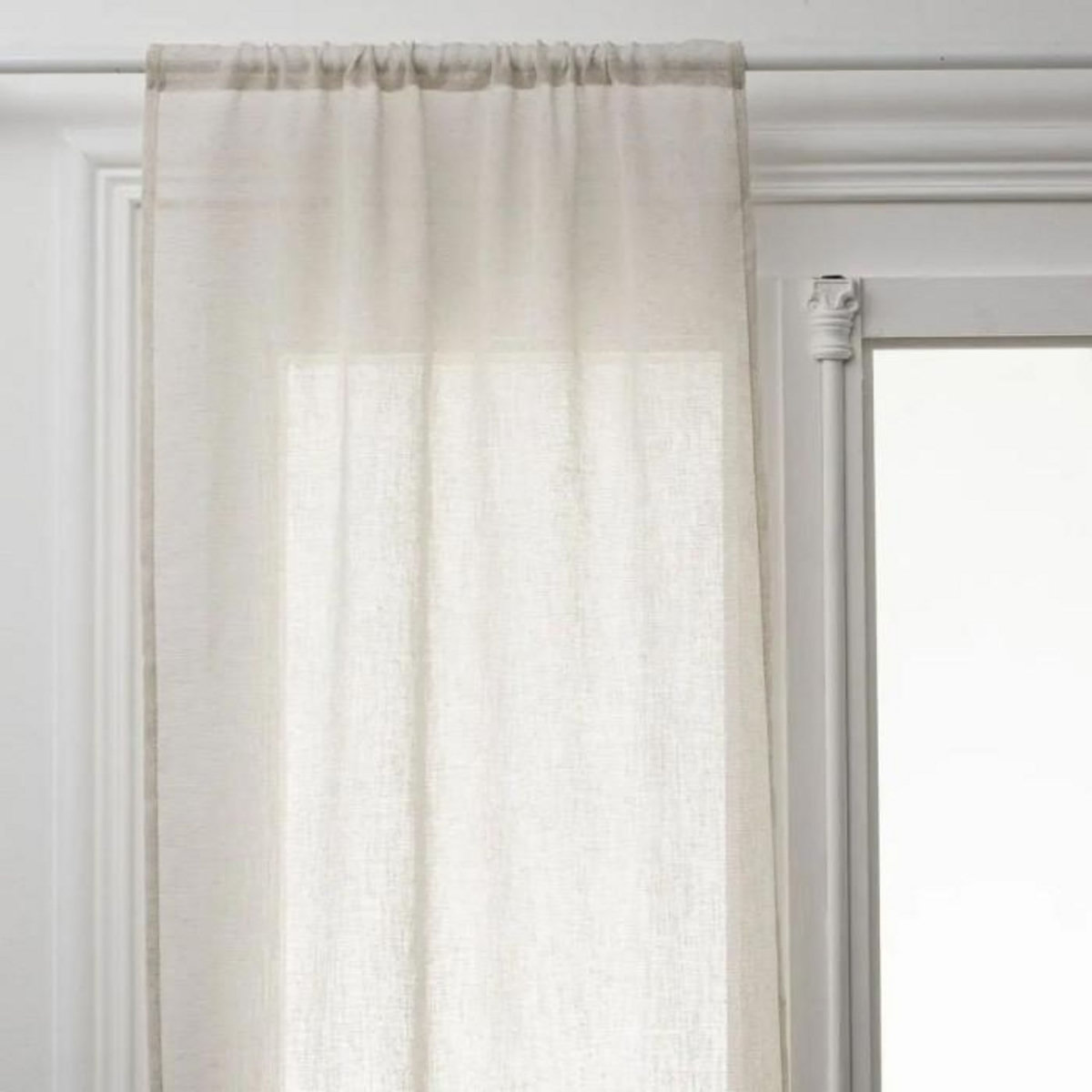 ATMOSPHERA Paire de Voilages  Fred  60x160cm Lin