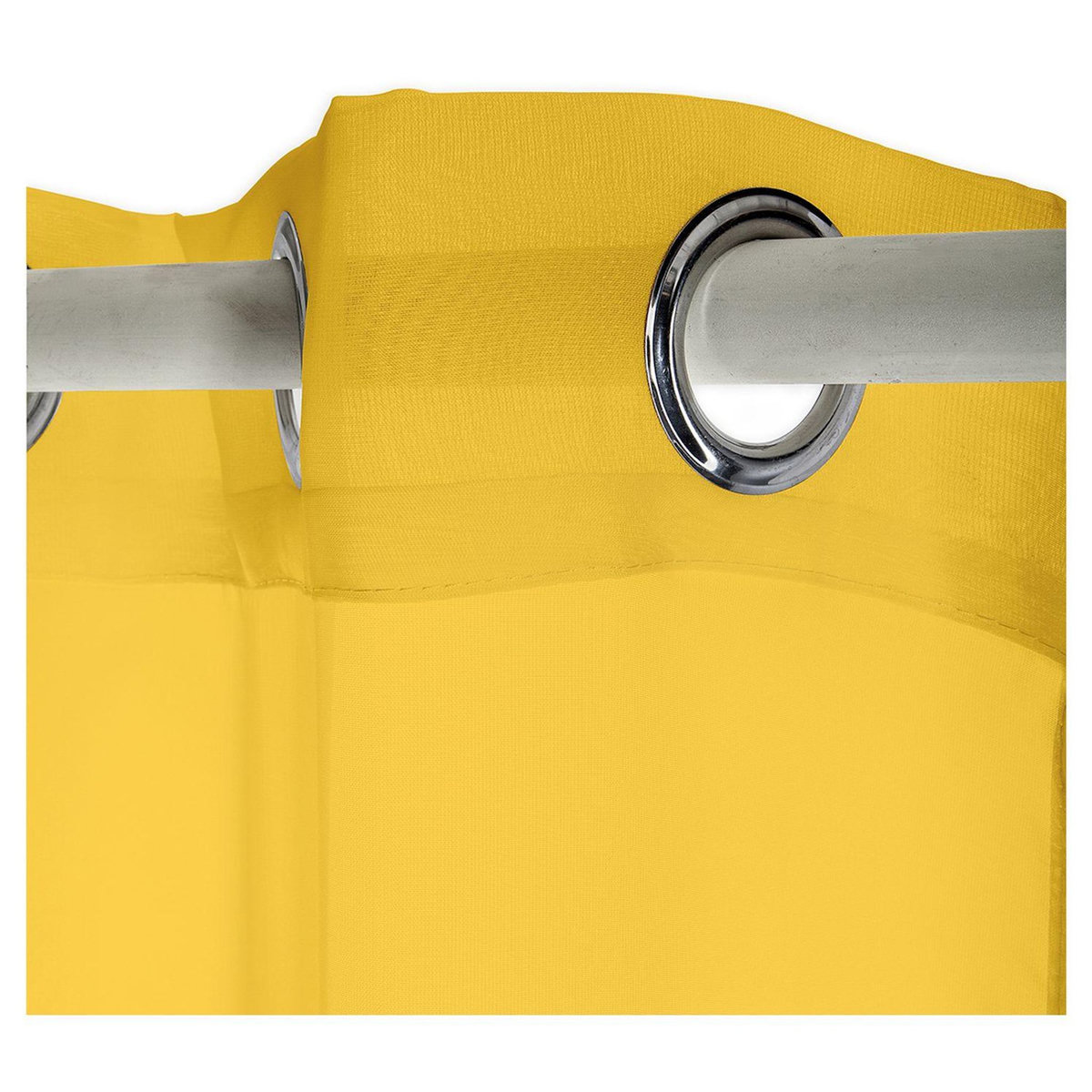 TODAY Voilage finition oeillets prêt à poser en polyester 135x240 cm