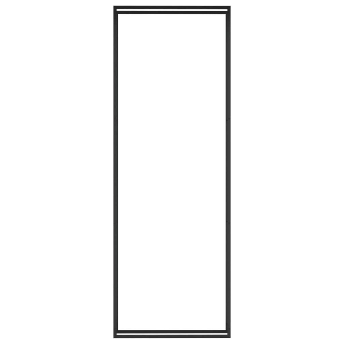 VIDAXL Portant de bois de chauffage Noir mat 110x28x312 cm Acier