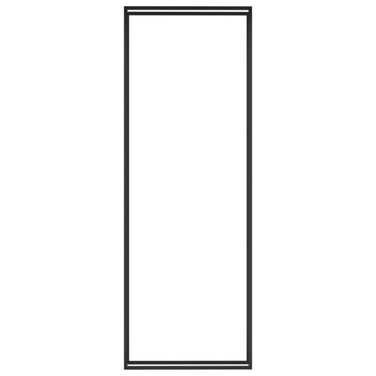 VIDAXL Portant de bois de chauffage Noir mat 110x28x312 cm Acier