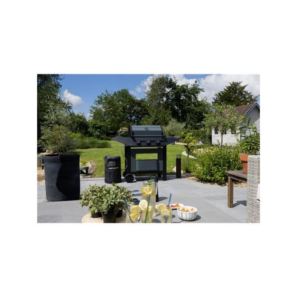 Cook'In Garden Barbecue gaz sur pied 3 feux - AM253T