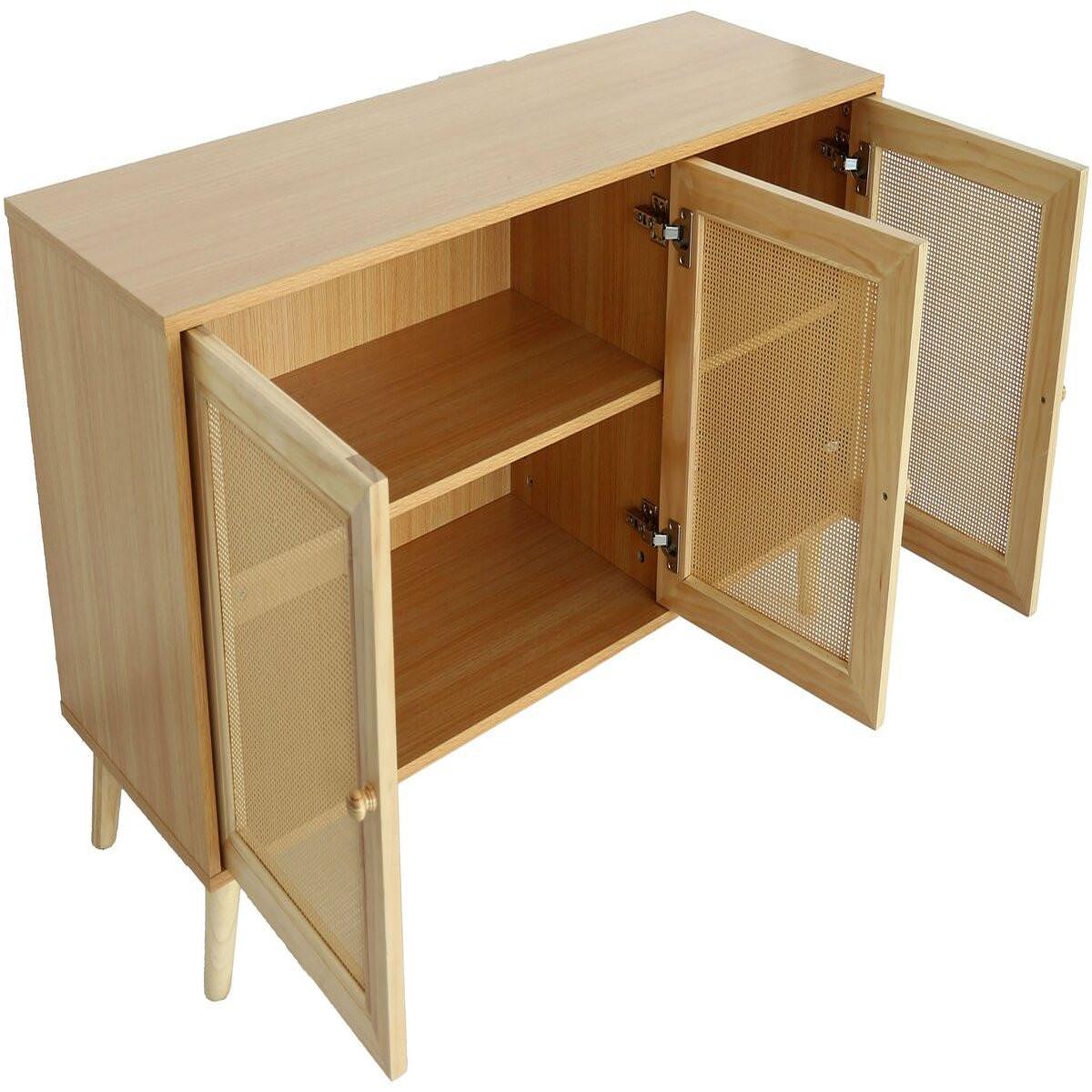 Voir la diapositive 4 : Habitat et Jardin Buffet style cannage  neuille  - 120 x 40 x 71.5 cm - beige
