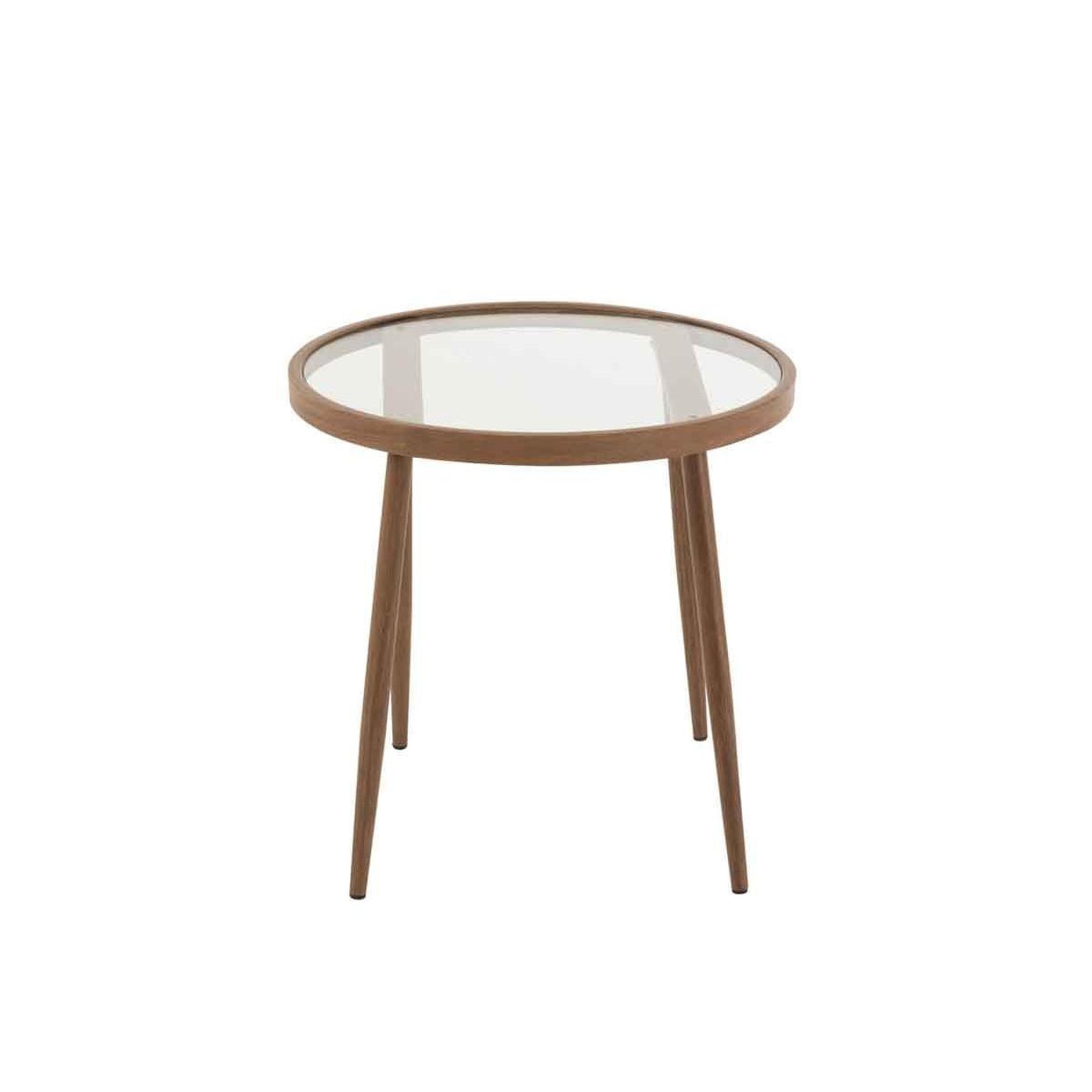 Voir la diapositive 2 : J-LINE Table Gigogne Design  Fuolas  50cm Marron