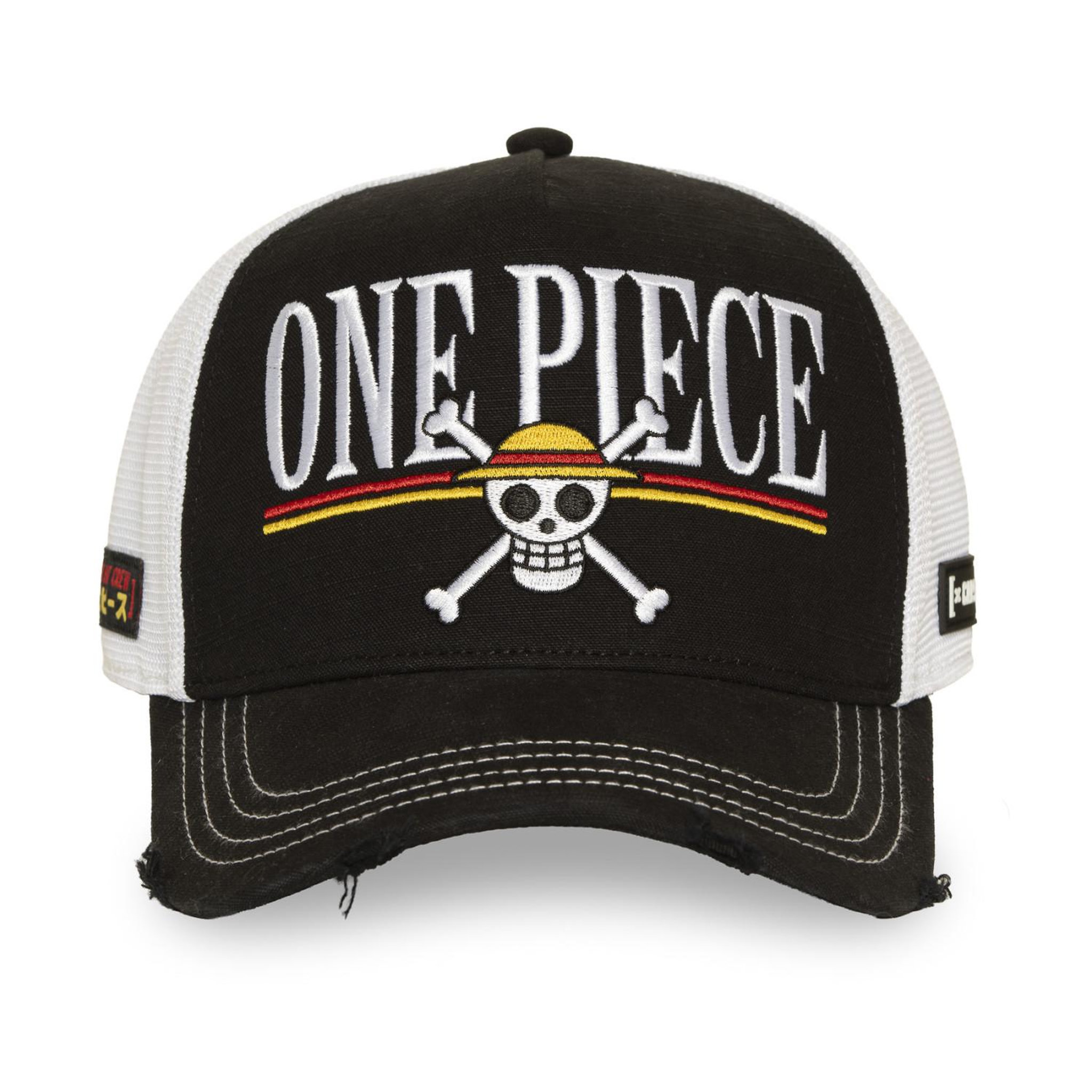 Voir la diapositive 2 : CAPSLAB Casquette trucker premium avec filet et broderie one piece
