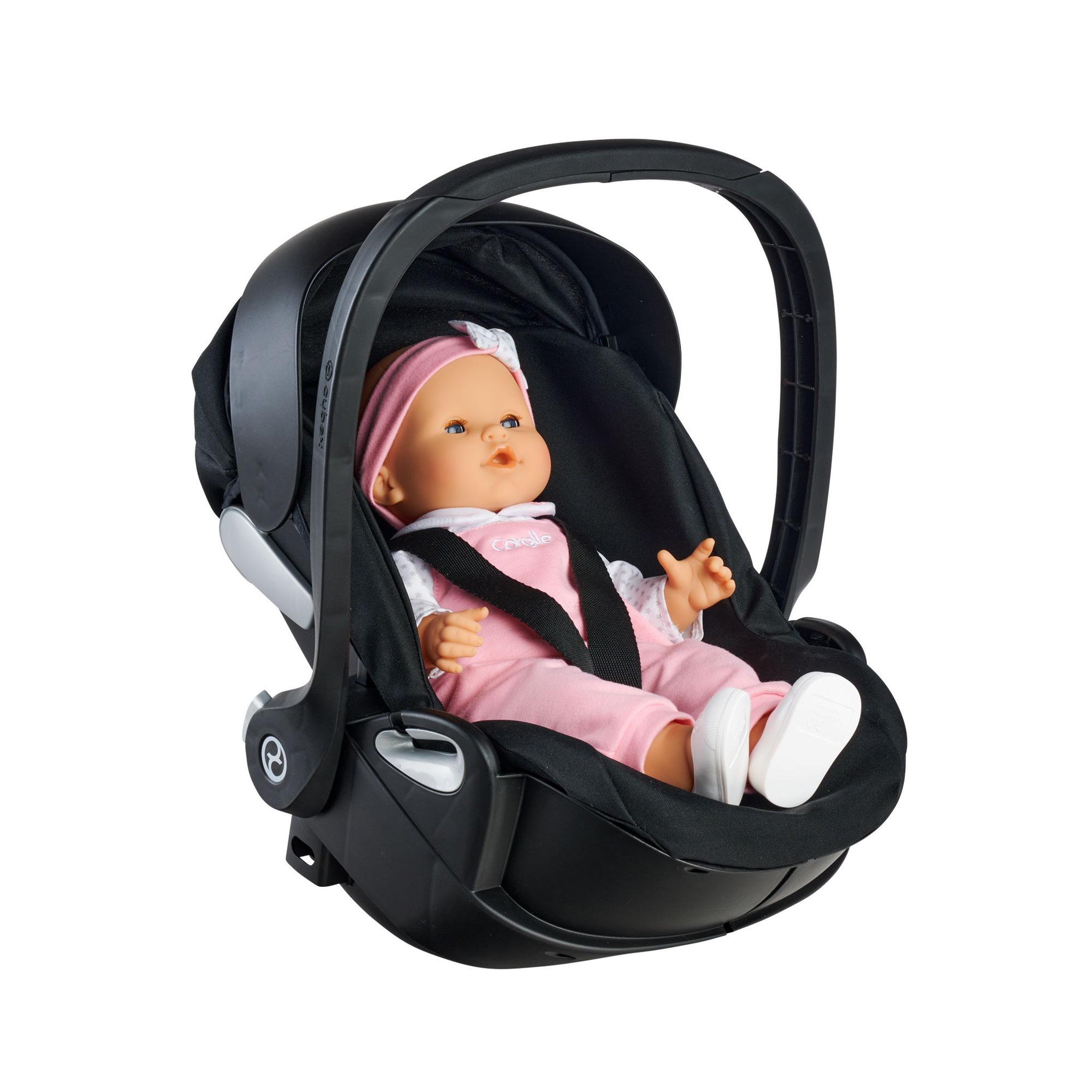 Voir la diapositive 2 : Corolle Porte-Poupon Cybex 2 en 1 noir pour poupon 36 et 42 cm