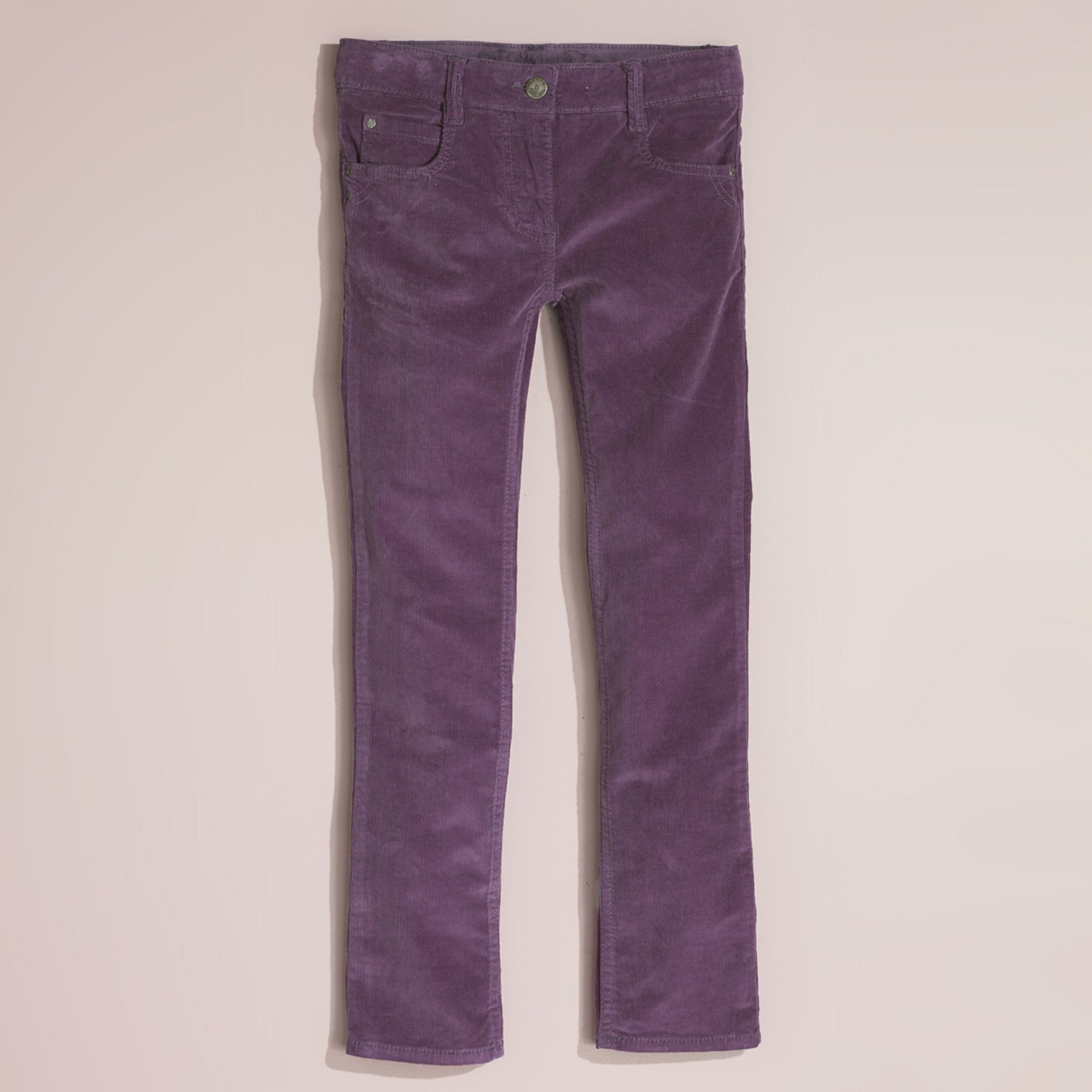 Pantalon Legging En Velours élastique Pour Fille Taille 10 Ans - Influx 100% Coton Rouge - Très Bon état