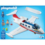 Voir la diapositive 3 : PLAYMOBIL 6081 Avion avec pilote et touristes