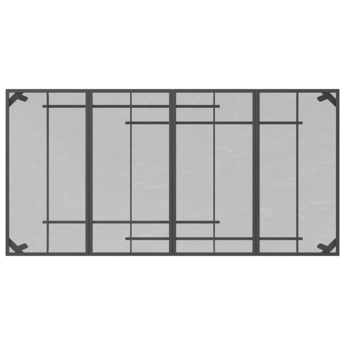 VIDAXL Table de jardin anthracite 200x100x72 cm Treillis d'acier