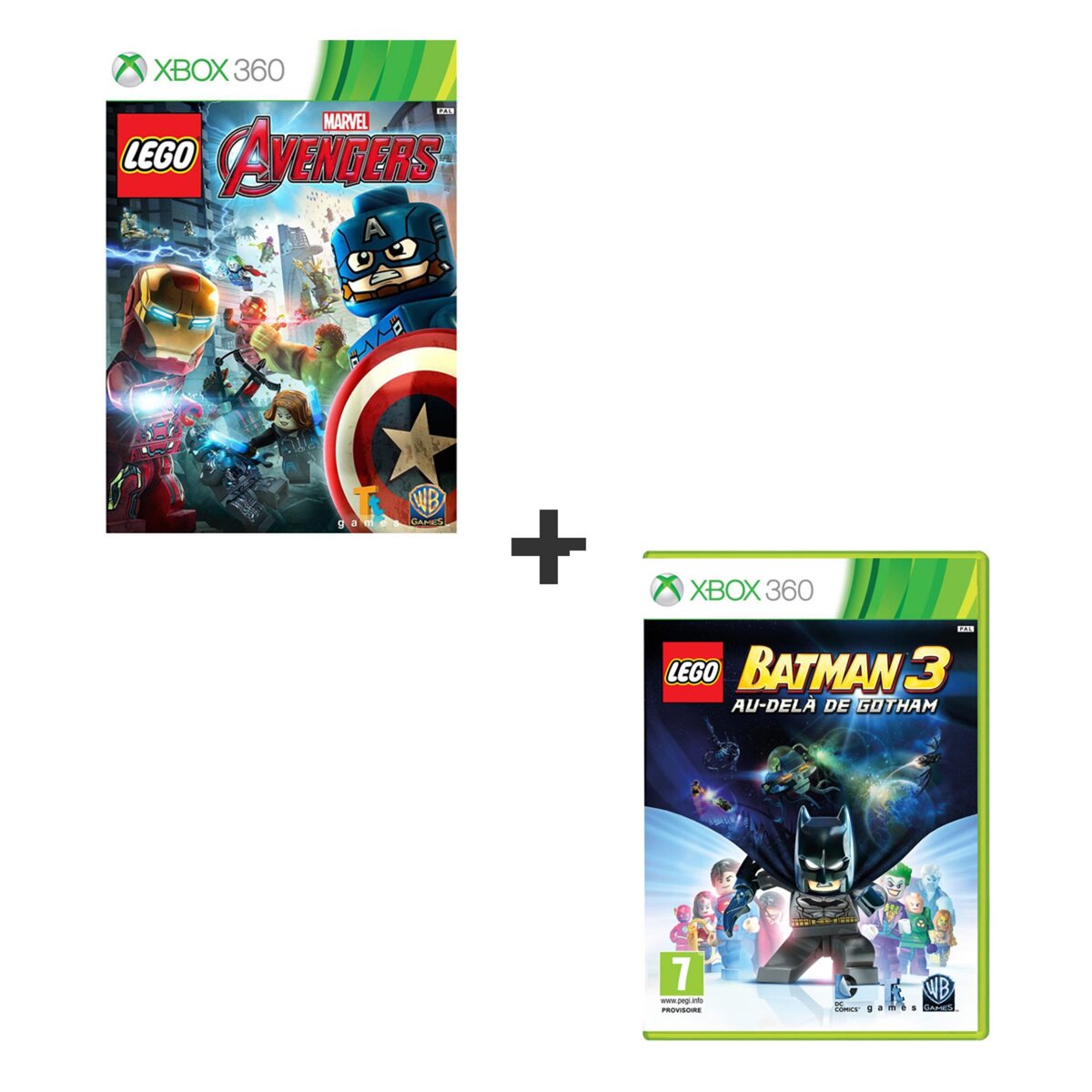LEGO Marvel Avengers + LEGO Batman 3 Xbox 360